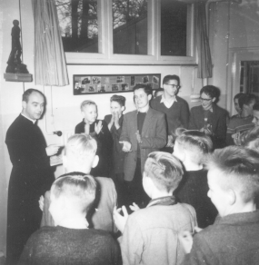 vrijdag 21 februari 1958 – einde van de retraite met predikant pater van Heusden